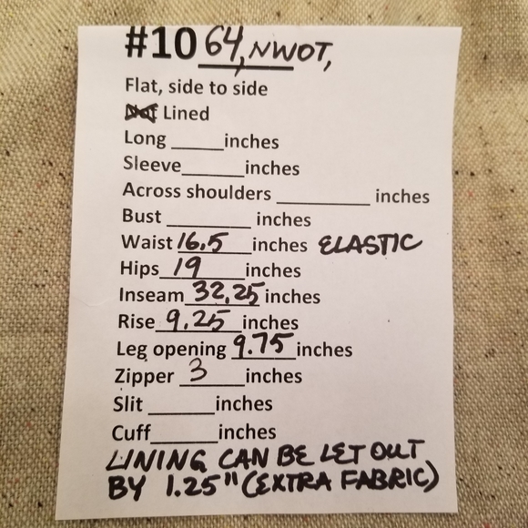 #1064 Preown Caslon Slate Green Wool Tweed Pants 4 - Picture 4 of 15